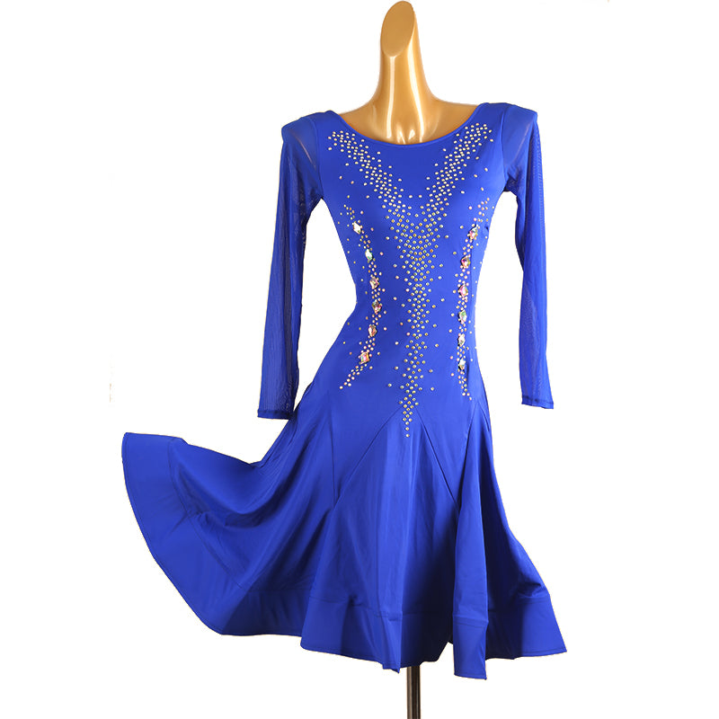Customisable-Women's V-neck DanceWear Dance Dress Performance Wear main image 0