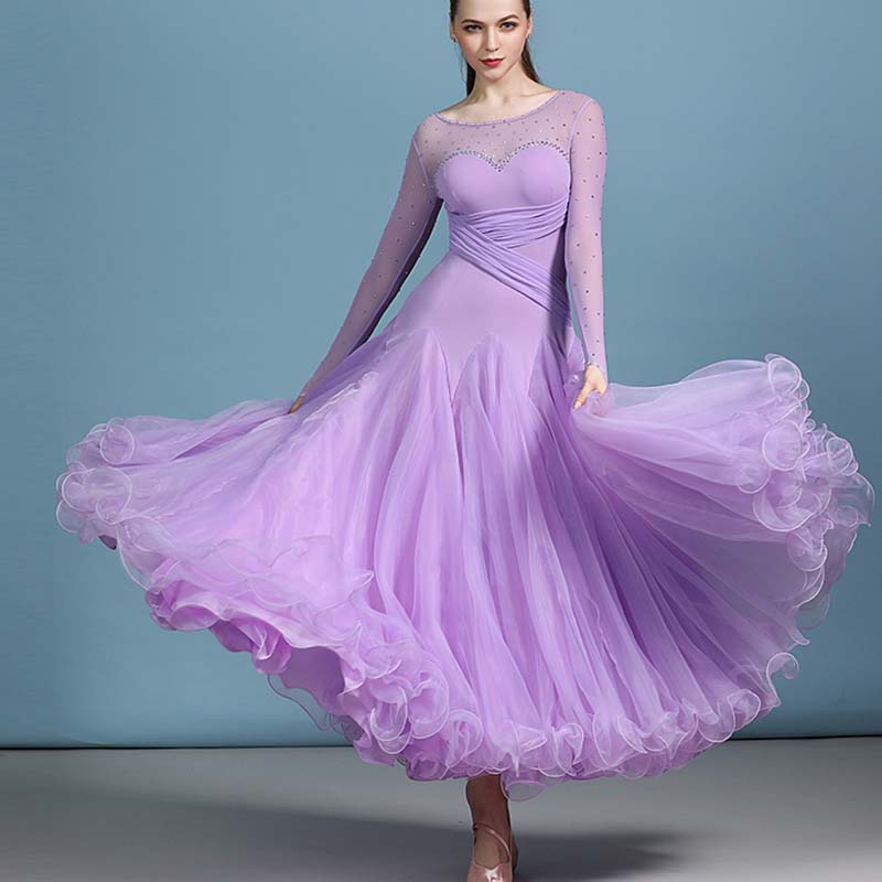 Women's Modern Dance Dress Ballroom Dance Dress Performance Swing Dres