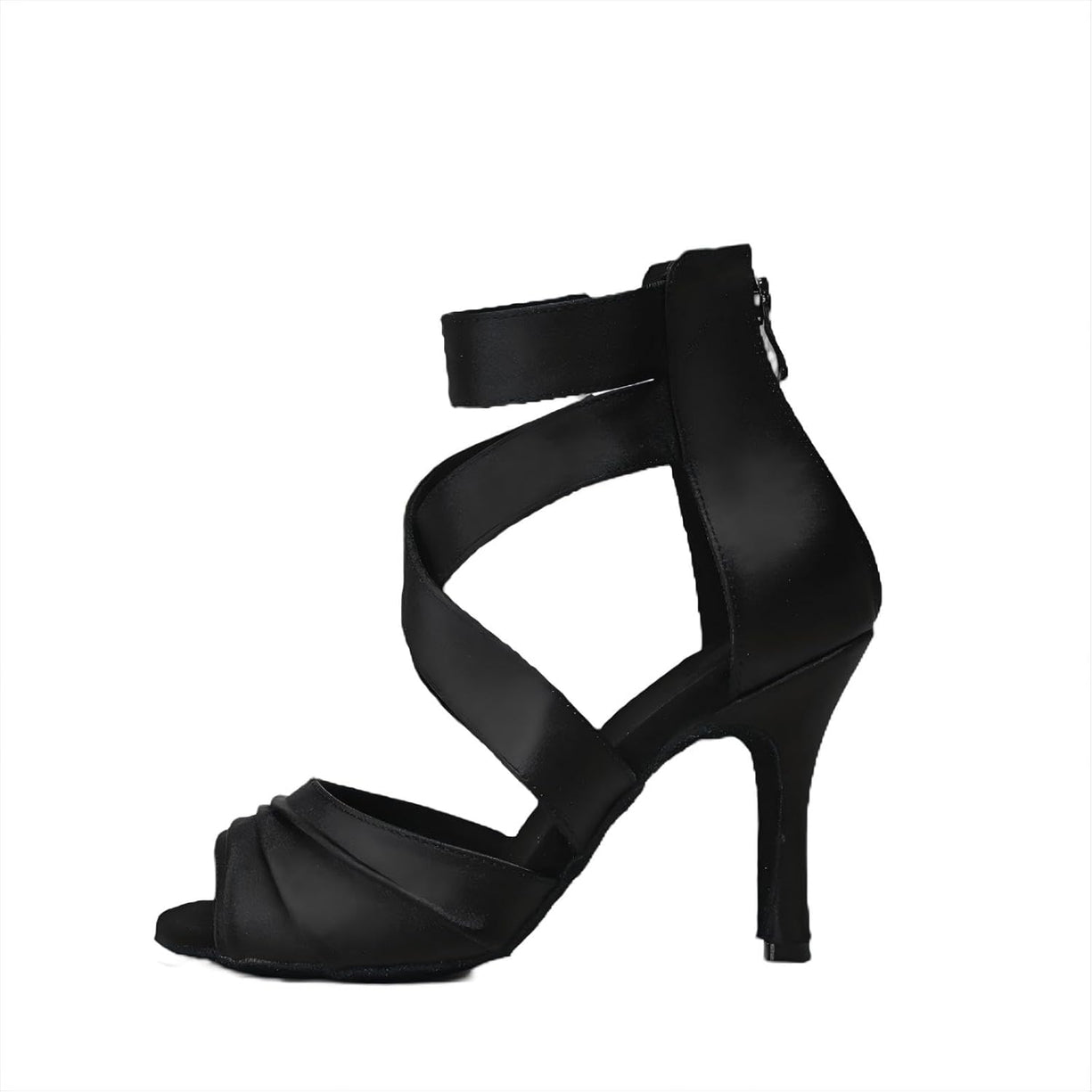 Women's Leatherette Customized Heel Dance Boots Salsa Dance Shoes