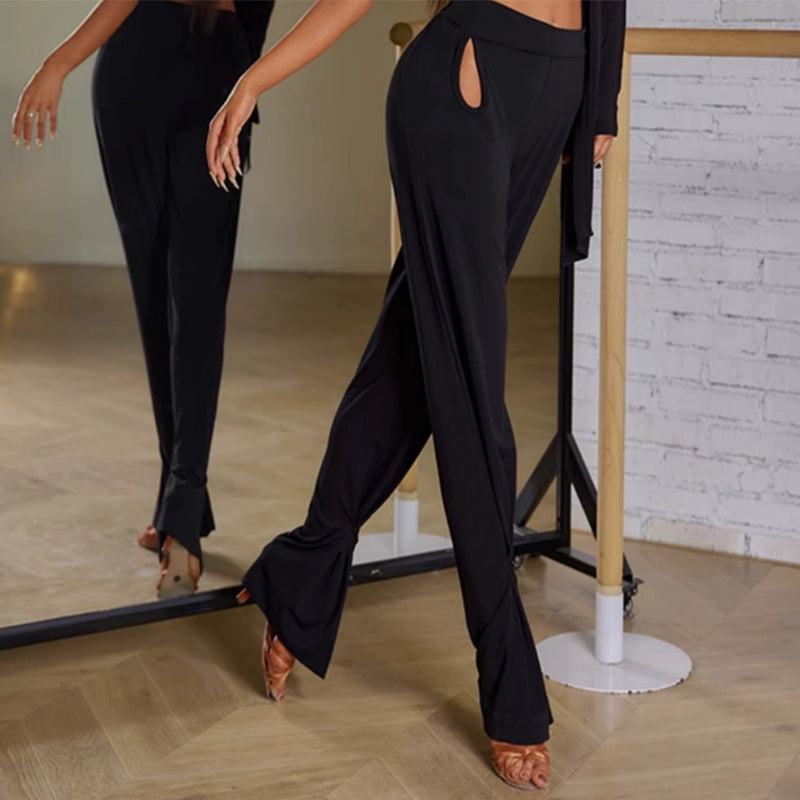 Z Women's Black Loose Dance Pants DanceWear Training Pants – DanceandSway