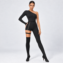 DS Women's Long Sleeve Bodysuit Practice Dance Wear Practice