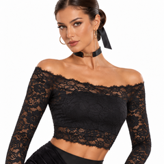 DS Women's Lace Long Sleeve Latin Dance Tops Dance Wear Dance Tops