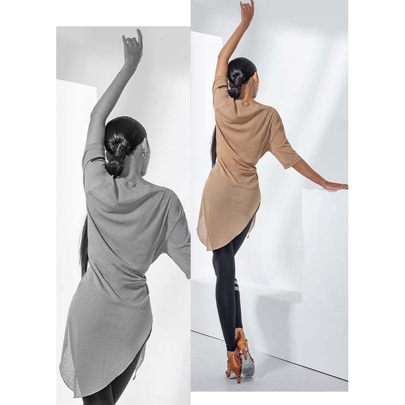 WJJ Women’s Loose Dance Tops Professional Training Clothes DanceandSway