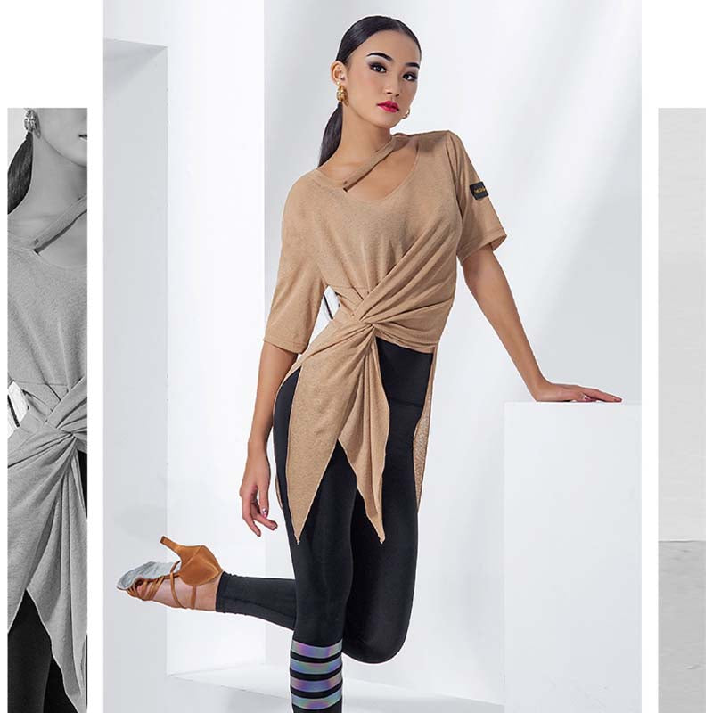 WJJ Women’s Loose Dance Tops Professional Training Clothes DanceandSway