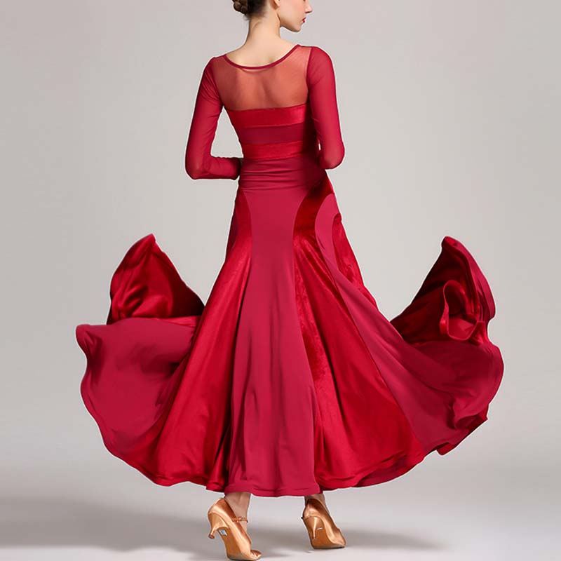 JRUIA Broderie National Standard Ballroom Dance Robes Vêtements De JRUIA Broderie National Standard Ballroom Dance Robes Vêtements De