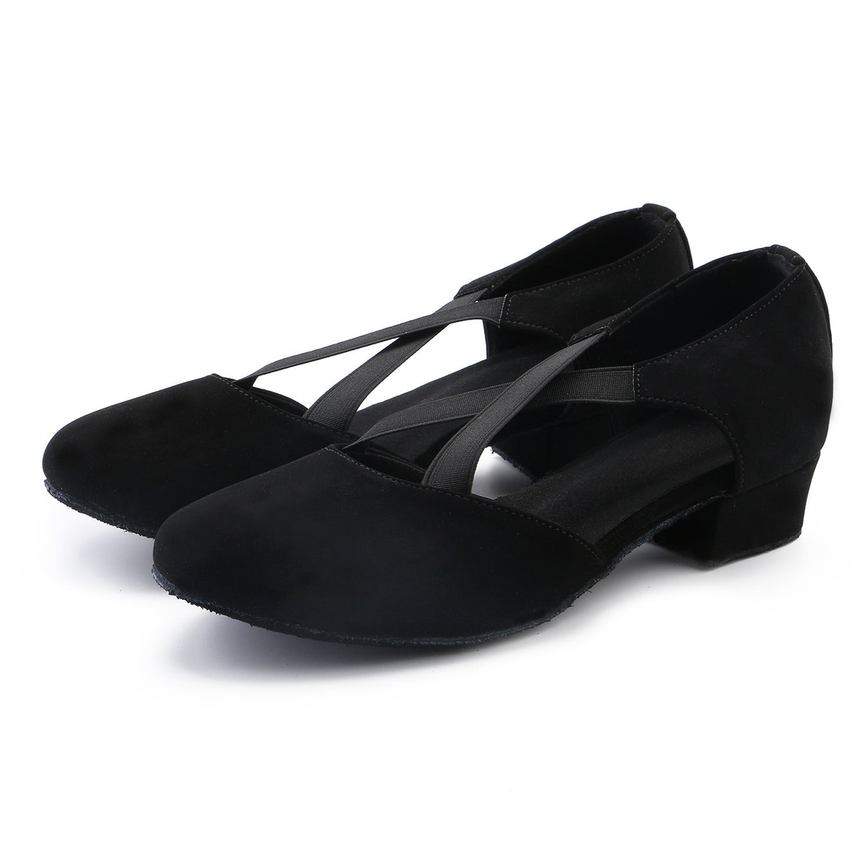 Women's Red Canvas 3.5cm/5cm Heels Ballroom Dance Shoes Teaching & Practice Shoes main image 1