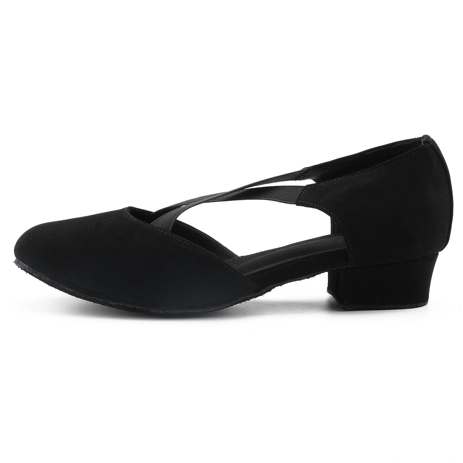 Women's Red Canvas 3.5cm/5cm Heels Ballroom Dance Shoes Teaching & Practice Shoes